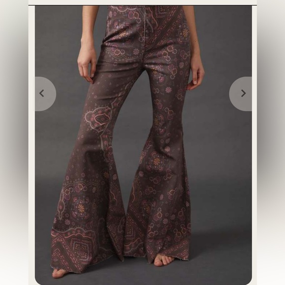 COPY - NWT FREE PEOPLE JUST FLOAT ON FLARE- GEO CHOCOLATE COMBO - Picture 4 of 12